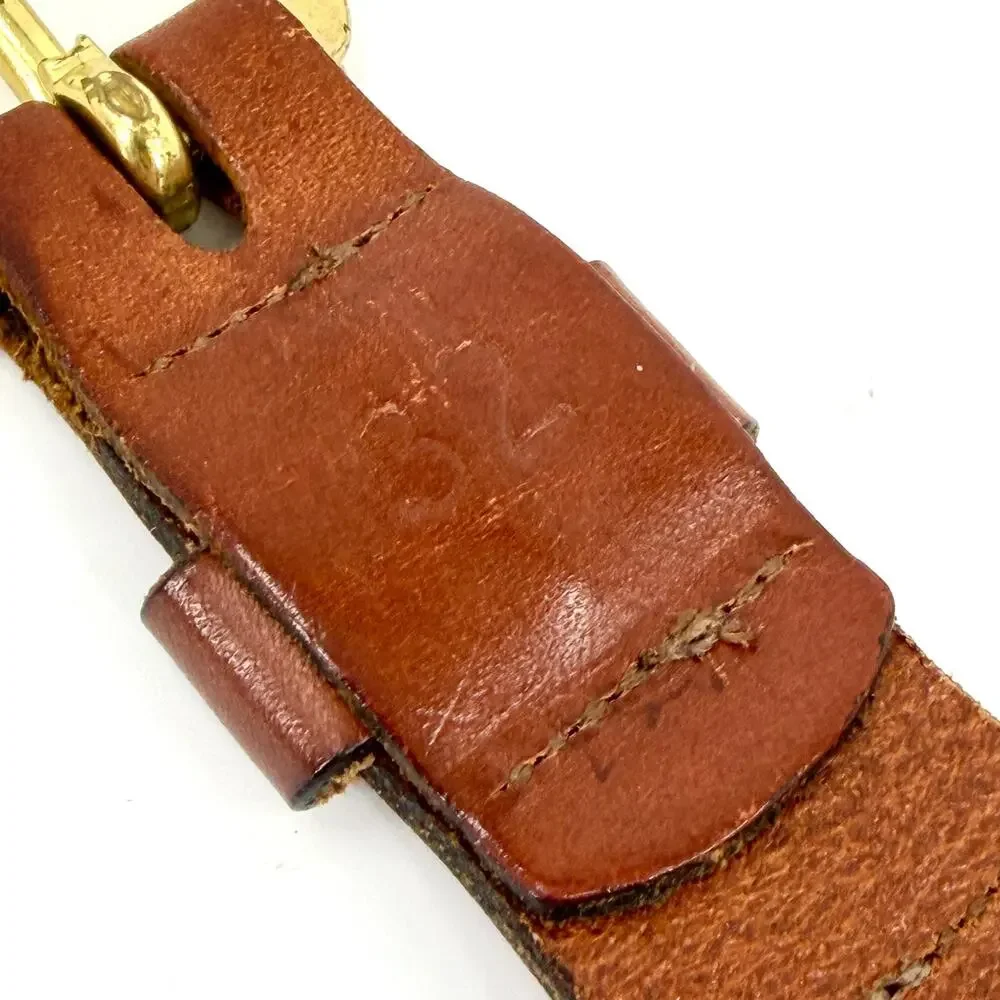 Leather Man Ltd Navy Nautical Flag Canvas Belt